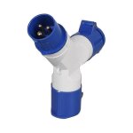 Adaptateur r�partiteur de branchement �lectrique simple vers 2 / 3 voies pour caravanes de camping 16a ...