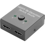 Adaptateur rpartiteur hdmi 1 en 2 sorties 4k @ 60 hz hdmi 2 en 1 out hdtv bidirectionnel commutateur ...