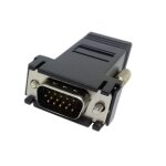 Adaptateur de rseau lan vga mle, 10 pices / lot, cat5 cat6 rj45, kit de cbles connecteurs pour pc ...