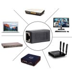 Adaptateur de rseau rj45  double passage, coupleur droit, connexion ethernet lan, adapt  la transmission ...