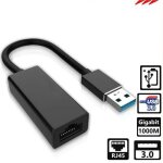 Adaptateur rseau usb 3. 0 gigabit ethernet lan rj45 1000 mbps pour pc windows mac