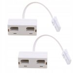 Adaptateurs rj11 mâles vers femelles britanniques, 2 prises téléphoniques Adaptateurs rj11 mâles vers femelles britanniques, 2 prises téléphoniques