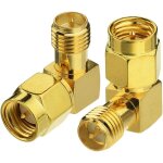 Adaptateur rp sma femelle vers sma mle adaptateur antenne wifi 2pcs pour antenne 4g wifi carte routeur ...