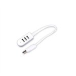 Adaptateur s�parateur usb hub 2. 0 5v, 3 ports, multiexpansion, c�ble adaptateur, portable, pc de bureau, ...