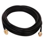 Adaptateur sma mle - femelle, cble coaxial 5m, rallonge antenne wlan, cble d'extension pour antenne ...