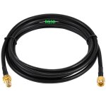 Adaptateur sma m�le - sma femelle, rg58 c�ble coaxial sma 3 m�tres, rallonge antenne wlan, c�ble d'extension ...