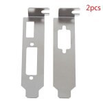 Adaptateur de support  profil bas, 2 pices / ensemble, port dvi compatible pour jeu de cartes graphiques ...