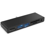 Adaptateur pour surface go, adaptateur 6 en 2 usb c 4k vers hdmi, 2 ports usb 3. 0, prise �couteurs 3. ...