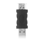 Adaptateur de tlphone portable ieee 1394, 6 broches femelle vers usb 2. 0 type a mle, camras, lecteur ...
