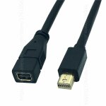 Adaptateur thunderbolt 2  angle droit, convertisseur mle - femelle  90 degrs, 0. 3m, cble mini displaypor ...