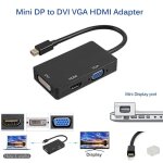 Adaptateur thunderbolt vers hdmi, vga, dvi pour mac air pro
