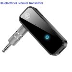 Adaptateur transmetteur récepteur bluetooth 3. 5, jack 5. 0mm, pour haut parleur de voiture, tv, musique, ... Adaptateur transmetteur récepteur bluetooth 3. 5, jack 5. 0mm, pour haut parleur de voiture, tv, musique, ...