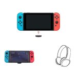 Adaptateur et transmetteur vf sans fil pour ps5 / ps4 / ns / pc, compatible bluetooth, usb, haute performance ...