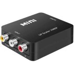 Adaptateur unidirectionnel av vers hdmi, audio stéréo et vidéo 1080p pal / ntsc, pour pc, tv, convertisseur ... Adaptateur unidirectionnel av vers hdmi, audio stéréo et vidéo 1080p pal / ntsc, pour pc, tv, convertisseur ...