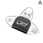 Adaptateur universel 4 en 1 pour lecteur de carte sd tf, micro usb, pour pc, tlphone, ordinateur portable ...