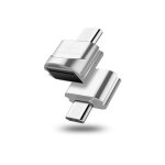 Adaptateur usb 2. 0 type c vers micro sd tf otg, mini lecteur de cartes m�moire intelligent pour ordinateur ...