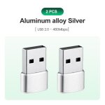 Adaptateur usb 2. 0 mâle vers usb 3. 1 type c femelle pour ordinateur portable, samsung xiaomi 10, écouteurs ... Adaptateur usb 2. 0 mâle vers usb 3. 1 type c femelle pour ordinateur portable, samsung xiaomi 10, écouteurs ...