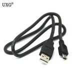 Adaptateur usb 2. 0 a m�le vers mini 5 broches b, meilleur c�ble de donn�es, rallonge noire, longueur ...