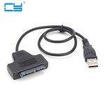 Adaptateur usb 2. 0 pour micro sata 7 + 9 16 p, 1. 8 pouces, disque dur ssd, 50 cm