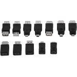 Adaptateur usb 2. 0, multiples mini convertisseurs kit mâle femme connecteurs changeur femelle vers charge ... Adaptateur usb 2. 0, multiples mini convertisseurs kit mâle femme connecteurs changeur femelle vers charge ...