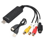 Adaptateur usb 2. 0 pro pour vido, easycap tv dvd vhs, carte d'acquisition audio av pour ordinateur