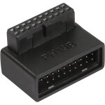 Adaptateur usb 3. 0 19 / 20 broches  90 degrs mle vers femelle  angle droit pour carte mre de bureau ...