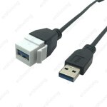 Adaptateur usb 3. 0 mâle (femelle) à femelle, extension keystone jack coupleur connecteur convertisseur ... Adaptateur usb 3. 0 mâle (femelle) à femelle, extension keystone jack coupleur connecteur convertisseur ...