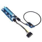 Adaptateur usb 3. 0 pci - e express pour carte graphique, 1x to16x, convertisseur pour sata 6 broches, ... Adaptateur usb 3. 0 pci - e express pour carte graphique, 1x to16x, convertisseur pour sata 6 broches, ...