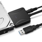 Adaptateur usb 3. 0 vers sata, 40cm, c�ble convertisseur pour samsung seagate wd 2. 5 3. 5 hdd ssd