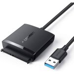 Adaptateur usb 3. 0 vers sata - ugreen - hdd / ssd 2, 5 / 3, 5 pouces - 5 gbps - supporte uasp - noir ...