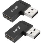 Adaptateur usb 3. 1 à angle 90 10gbps usb 3. 1 mâle vers femelle, convertisseur de connecteur usb a 3. ... Adaptateur usb 3. 1 à angle 90 10gbps usb 3. 1 mâle vers femelle, convertisseur de connecteur usb a 3. ...