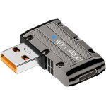 Adaptateur usb 3. 1 vers usb c coud� � 90 120 w 10 gbps usb 3. 1 m�le vers type c femelle lumi�re led ...