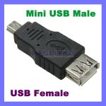Adaptateur usb, modele: 8. adaptateur usb f / mini m otg