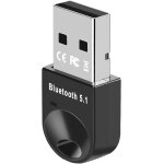 Adaptateur usb bluetooth 5. 1, cl bluetooth dongle pour windows 11 / 10 / 8. 1 / 7, supporte casque, ...