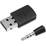Adaptateur usb bluetooth dongle pour ps4, adaptateur bluetooth sans fil dongle r�cepteur et transmetteur ...