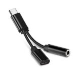 Adaptateur usb c � 3. 5mm pour prise casque, c�ble auxiliaire de type c � casque, convertisseur audio ...