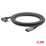 Adaptateur usb type c 4k gen2, c�ble d'extension pour macbook usb c, charge rapide de donn�es