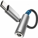 Adaptateur usb c jack 3, 5mm, type - c m�le convertisseur ecouteur audio prise casque cordon pour samsung ...
