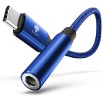 Adaptateur usb c jack de casque 3, 5mm, couteurs audio numrique type c vers aux, cl audio, puce dac ...