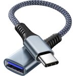 Adaptateur usb c vers usb 3. 0 otg, usb c m�le vers usb 3. 0 femelle otg c�ble thunderbolt3 on the go ...