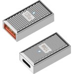Adaptateur usb c vers usb 3. 1 avec otg et recharge rapide, 10 gbit / s, 120 w, alliage de zinc avec ... Adaptateur usb c vers usb 3. 1 avec otg et recharge rapide, 10 gbit / s, 120 w, alliage de zinc avec ...