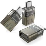Adaptateur usb c vers usb 3pack, convertisseur usbc m�le usba 3. 0 femelle, thunderbolt 4 5 type c otg ...
