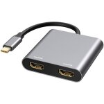 Adaptateur usb c vers double hdmi 4k @ 60 hz, usb type c vers double écran, hub usb c avec 2 stations ... Adaptateur usb c vers double hdmi 4k @ 60 hz, usb type c vers double écran, hub usb c avec 2 stations ...