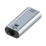 Adaptateur usb type - c vers ethernet, pour tlphone portable, usb type - c femelle vers rj45 femelle, ...
