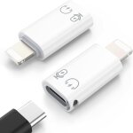 Adaptateur usb c vers lightning, adaptateur lightning mle vers usb c femelle pour iphone 14 / 13 / 12 ...