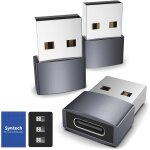 Adaptateur usb c vers usb pack de 3 compatible avec iphone 16 pro max / 16 plus / 16 / 15 ipad air 6 ...