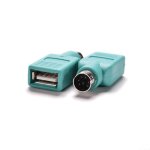 Adaptateur usb femelle vers ps2 ps / 2 mle, nouveau, 2 pices, pour clavier et souris