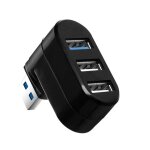 Adaptateur usb hub 3. 0 rotatif haute vitesse, lecteur de disque u sparateur 3 ports usb 2. 0 pour ordinateur ...