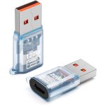 Adaptateur usb vers usb c 120w, otg adaptateur 3. 2 gen femelle vers mle pour ordinateur portable, macbook, ...