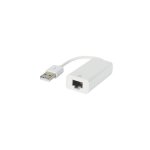 Adaptateur usb vers ethernet rj - 45 on earz mobile gear blanc